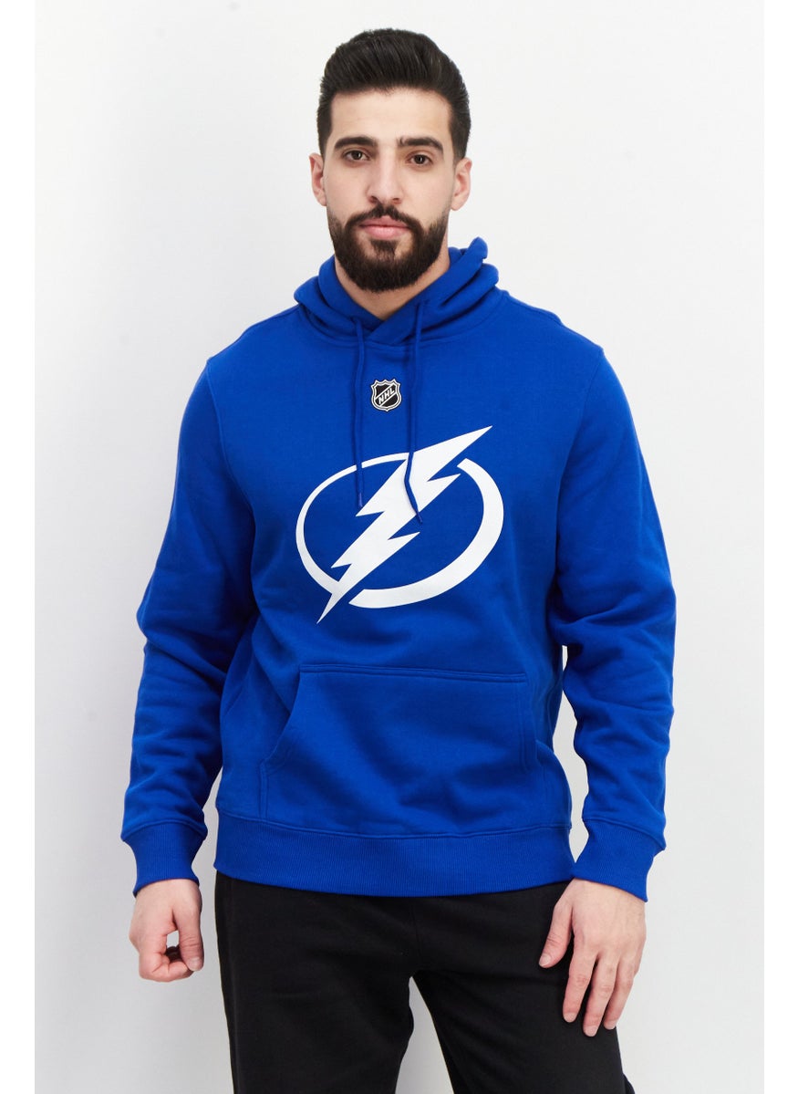 Fanatics - Men Sportswear Fit Tampa Bay Lightning Hockey Fan Hoodie, Blue - Image 1