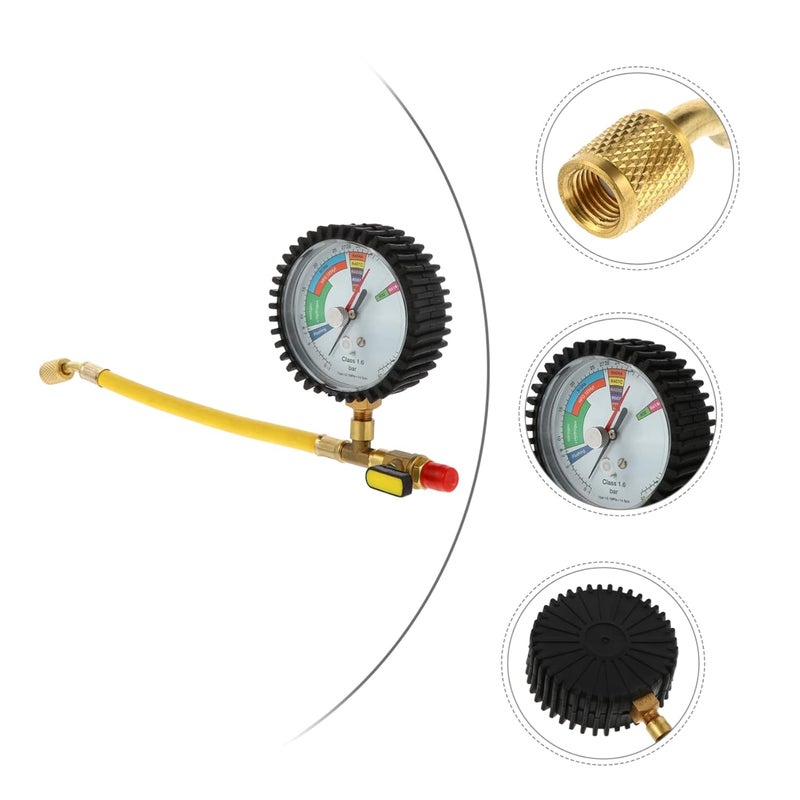 All-round applied quality MAGICLULU Checklist Conditioners Static Nitrogen Pressure Test Nitrogen Gauges Cooling Nitrogen Pressure Nitrogen Tester Conditioning Air Conditioner Refrigeration Coolant Brass Year round in stock Single & bulk storage compatible Popular practical build Multi-purpose Non sticky surface Cost saving user oriented build Light durable upgraded substance Multi-demand satisfied design KSA market compliant quality Temp resistant Multi-demand compliant quality Slow wear optimized quality Nationwide delivery Advanced compact design Multi-category warehouse equip Tiered purchase options Stable base Repeated use friendly design Desert area eligible deliver Ready order processing Worldwide popular practical build Stackable design Consistent single item quality Trendy widespread design - Image 2