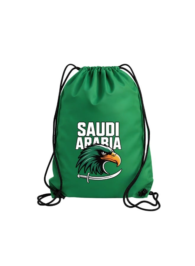 Saudi National Day Drawstring Bag â€“ Ideal for Travel, Shopping, Gym, and Daily Use â€“ Durable and Stylish Drawstring Backpack â€“ Great for Celebrations, Events - Image 1