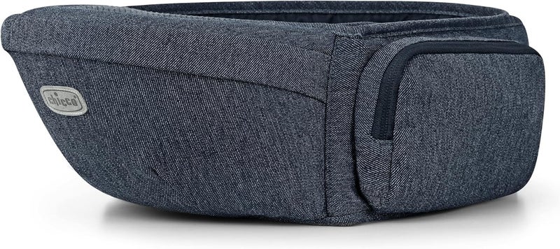 Chicco Sidekick Hip Seat Carrier - Denim | Blue - Image 1