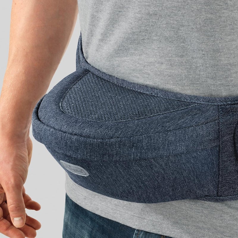 Chicco Sidekick Hip Seat Carrier - Denim | Blue - Image 4