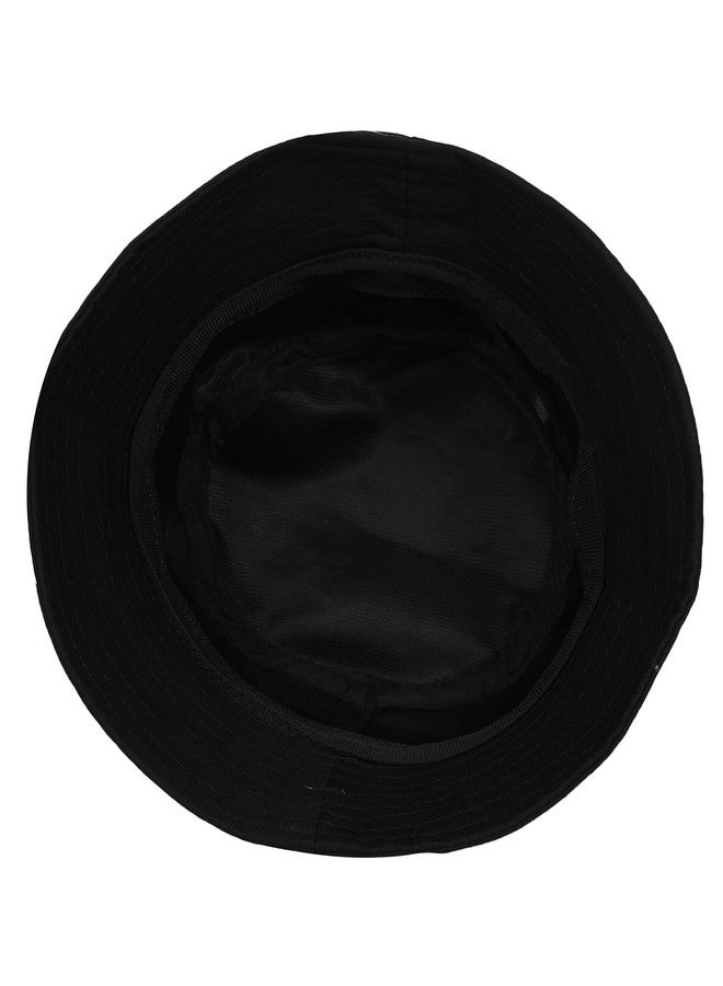 FabSeasons Kid's Cotton Bucket Cap (HK69black_Black_3 Years-8 Years) - Image 3