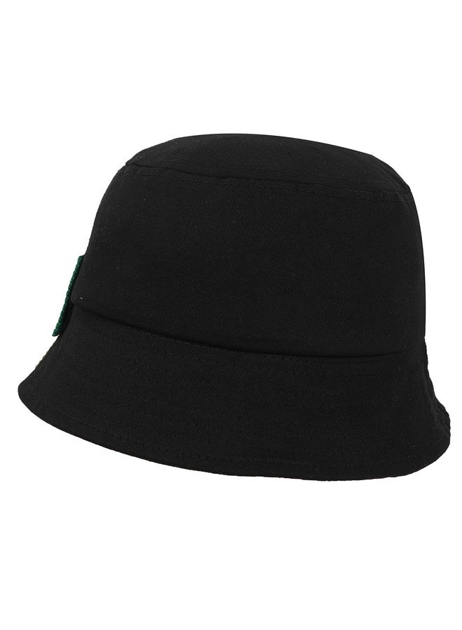 FabSeasons Kid's Cotton Bucket Cap (HK69black_Black_3 Years-8 Years) - Image 5