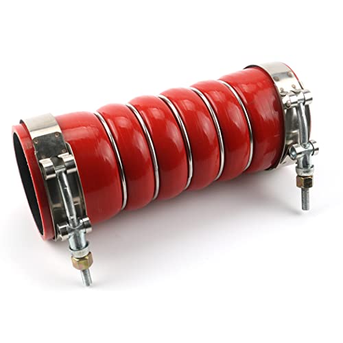 Jetuplusllc Exhaust Outlet Silicone Hose W Clamps Replaces OEM 3684238 For Cummins T800 Engine - Image 1