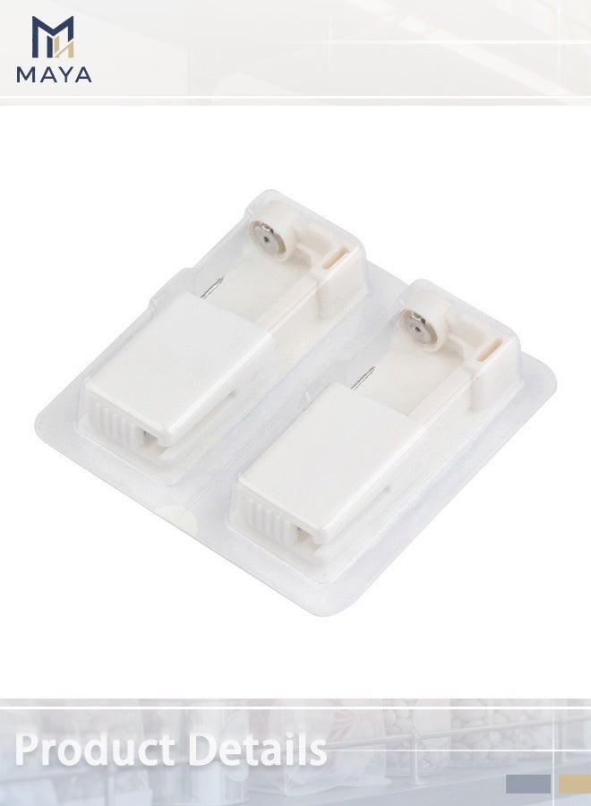 2-Piece Self Ear Piercing Disposable Tool Kit with Ear Studs Red/Silver - Image 3