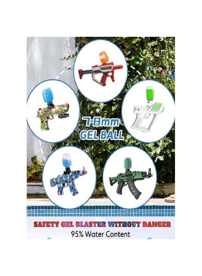 100,000 PCS Gel Water Beads – 2-Pack Splatter Blaster Ammo – 7–8mm Hydrogel Bullets for Electric Gel Ball Guns – Safe, Biodegradable, and Easy to Use – Assorted Colors – Long-Lasting Refill for Toy Blasters, Outdoor Play, and Competitive Games - Image 3