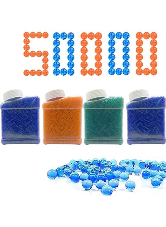 100,000 PCS Gel Water Beads – 2-Pack Splatter Blaster Ammo – 7–8mm Hydrogel Bullets for Electric Gel Ball Guns – Safe, Biodegradable, and Easy to Use – Assorted Colors – Long-Lasting Refill for Toy Blasters, Outdoor Play, and Competitive Games - Image 1