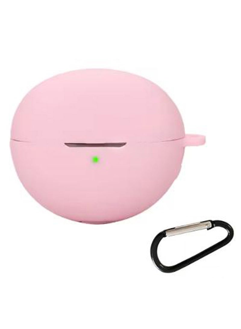 Silicone Earphone Cover Case for Huawei Free Clip Pink