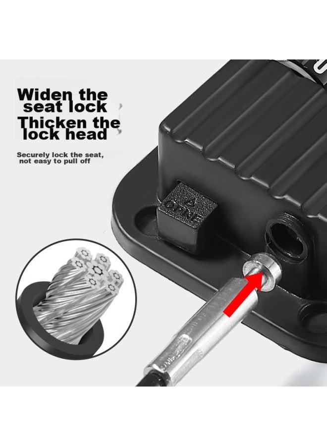 Dipple Dipu'er No-drill Refrigerator Lock, Drawer Password Lock, Furniture Cabinet Door Lock, Window Limiter, Child Safety Protection Chain - Image 5