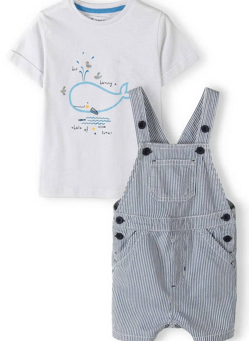 مينوتي Kids T-Shirt And Bibshort Set