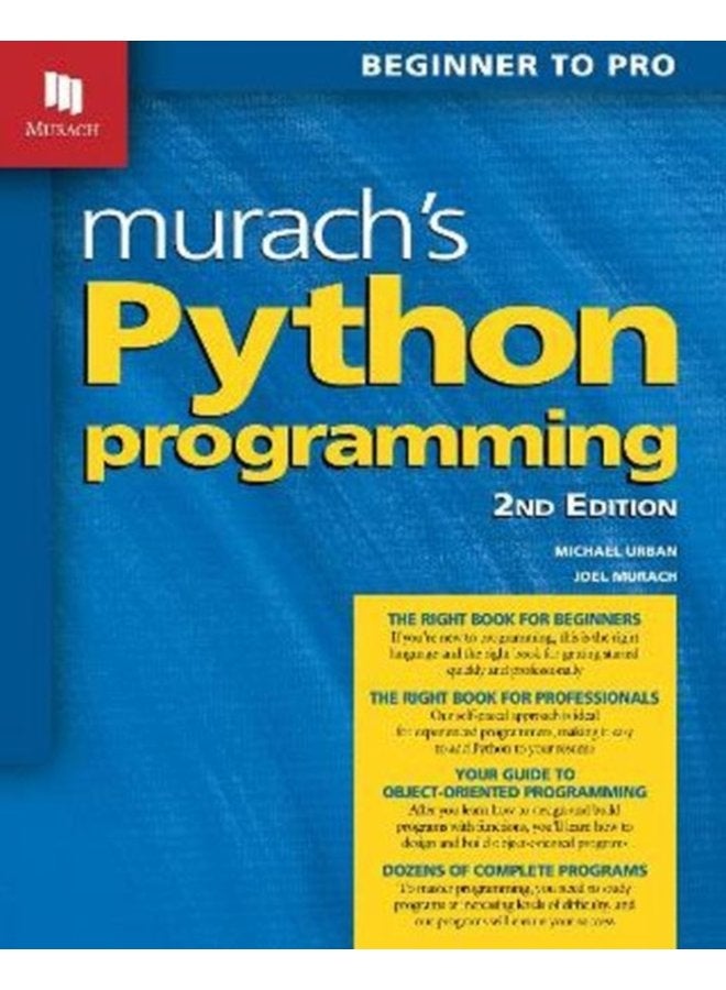 Murach s Python Programming 2nd Edition - Paperback