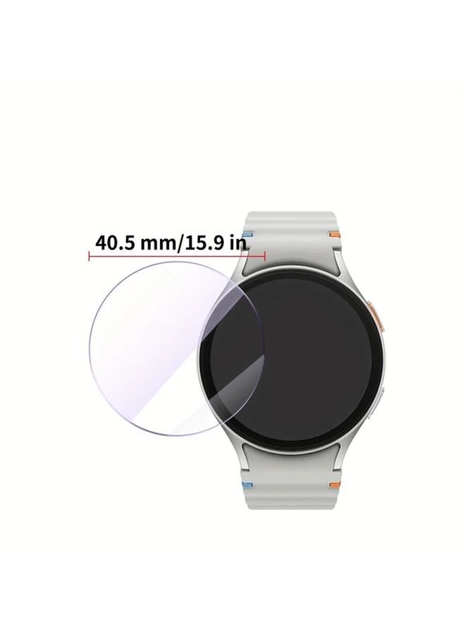 6pcs Purple Tempered Glass Screen Protector For Samsung Galaxy Watch 4 5 6 7 44mm - Image 2