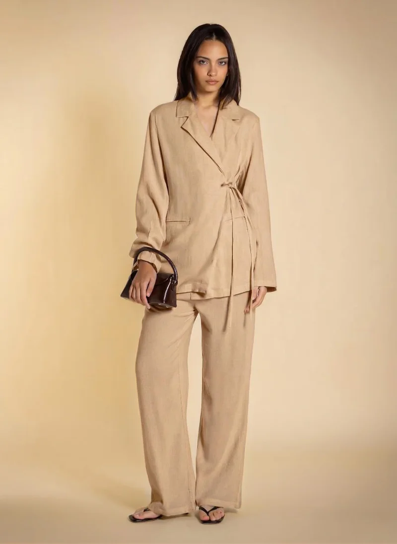 شايبس LINEN BLEND BLAZER SET