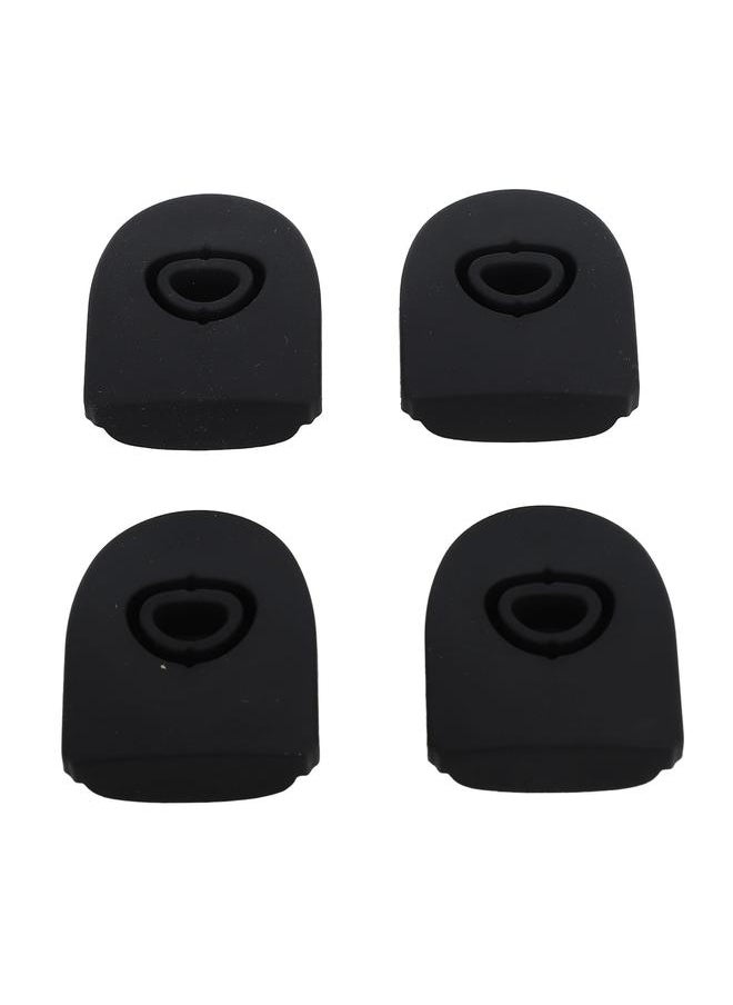 Thoraya 4pcs Replacement Stopper Compatible for Owala FreeSip Silicone Anti Spill Lid Stopper Water Bottle Top Lid Replacement Parts Black  - Image 1