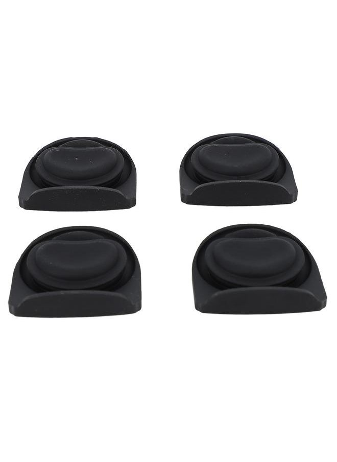 Thoraya 4pcs Replacement Stopper Compatible for Owala FreeSip Silicone Anti Spill Lid Stopper Water Bottle Top Lid Replacement Parts Black  - Image 2