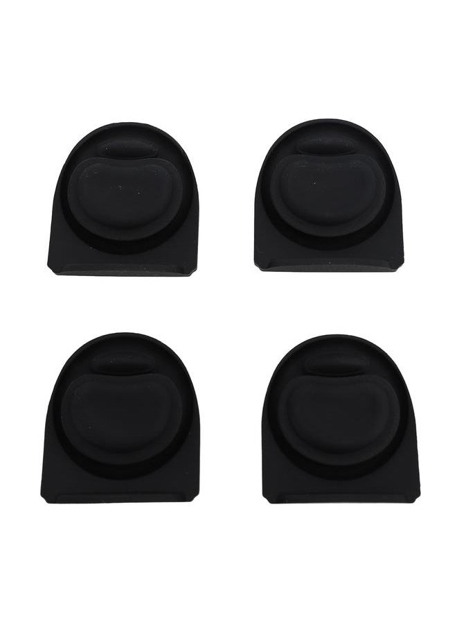 Thoraya 4pcs Replacement Stopper Compatible for Owala FreeSip Silicone Anti Spill Lid Stopper Water Bottle Top Lid Replacement Parts Black  - Image 3