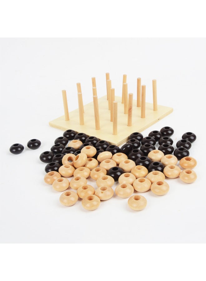 Montessori Teaching Aids Educational Toys Parent-child Table Games Children's Toys Three-dimensional Four-way Chess - Image 4
