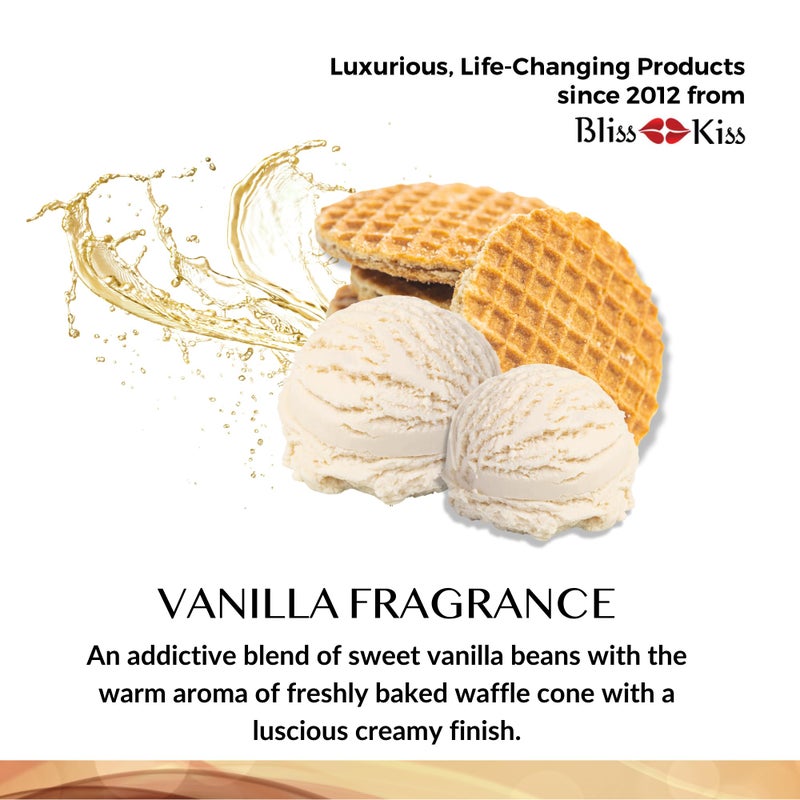 Bliss Kiss | 4 Vanilla Fragrance Nail Oil Cuticle Pens w/Vitamin E & Jojobaâ¤Nail Strengthener Nail Growth Serum for Brittle Peeling Breaking Thin Nails - Image 3