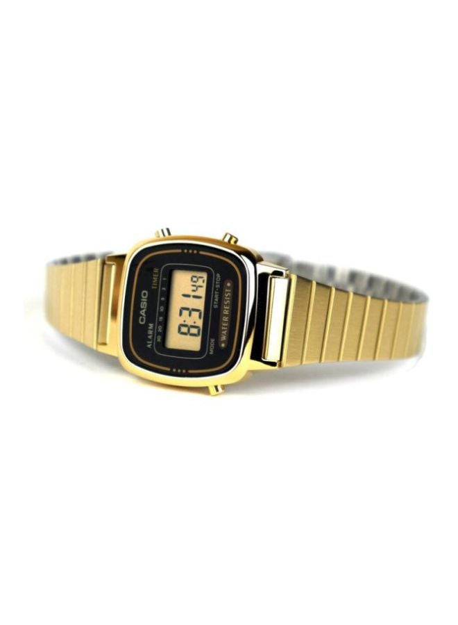 CASIO Women Vintage Digital Watch LA670WGA-1D - 30 mm - Gold - Image 5