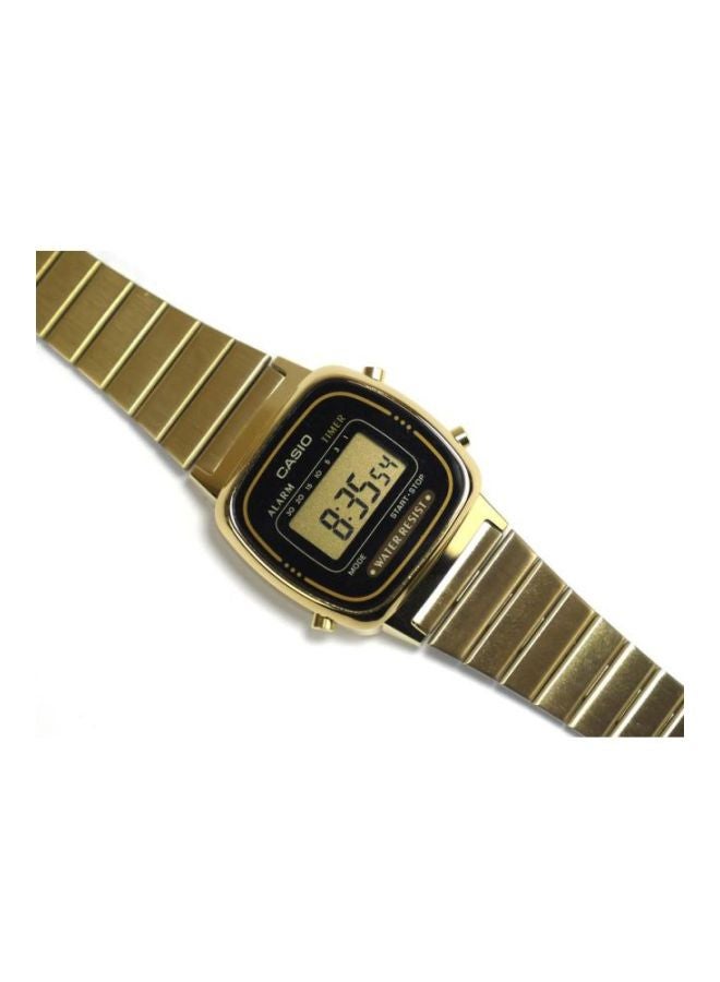 CASIO Women Vintage Digital Watch LA670WGA-1D - 30 mm - Gold - Image 4