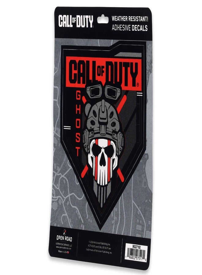 Open Road Brands Call of Duty Modern Warfare Ghost Adhesive Vinyl Decal - Call of Duty Sticker for Car, Window or Laptop - Image 2