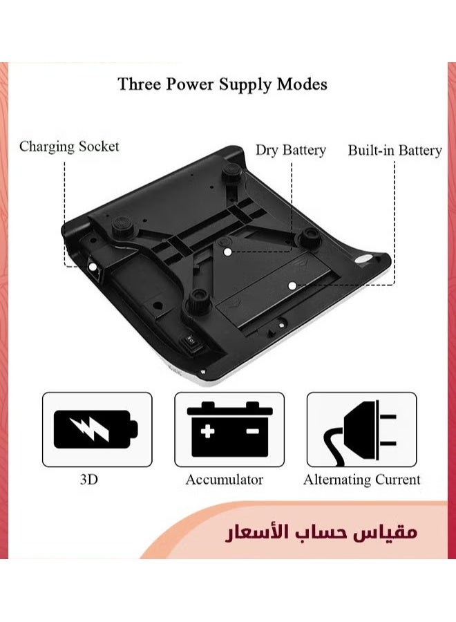 88LB Digital Price Scale,Electronic Price Computing Scale LCD Digital Commercial Food Meat Weight Scale,Upgraded Version - Image 3