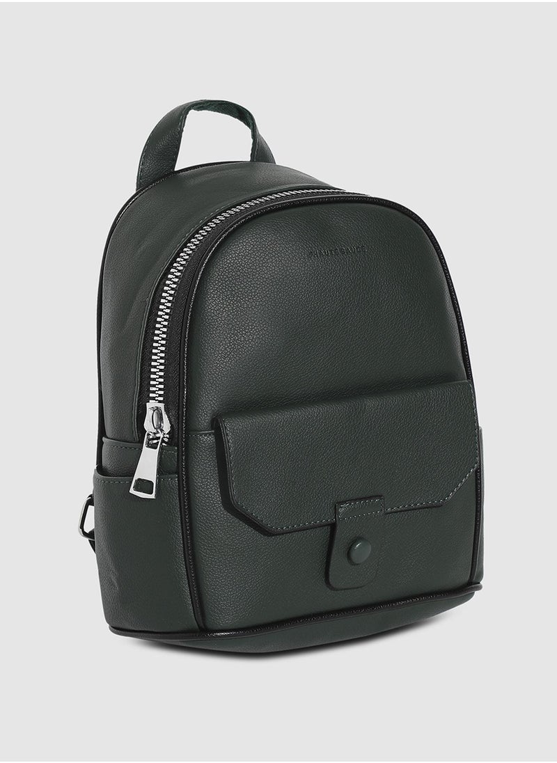 Haute Sauce Elevated Round Mini Backpack - Forest Green  - Image 2