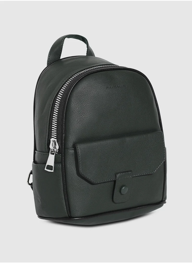 Haute Sauce Elevated Round Mini Backpack - Forest Green