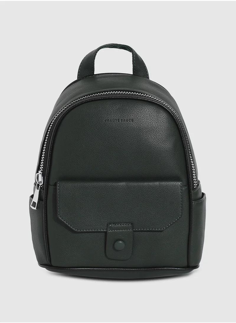 صوص هاوت Elevated Round Mini Backpack - Forest Green