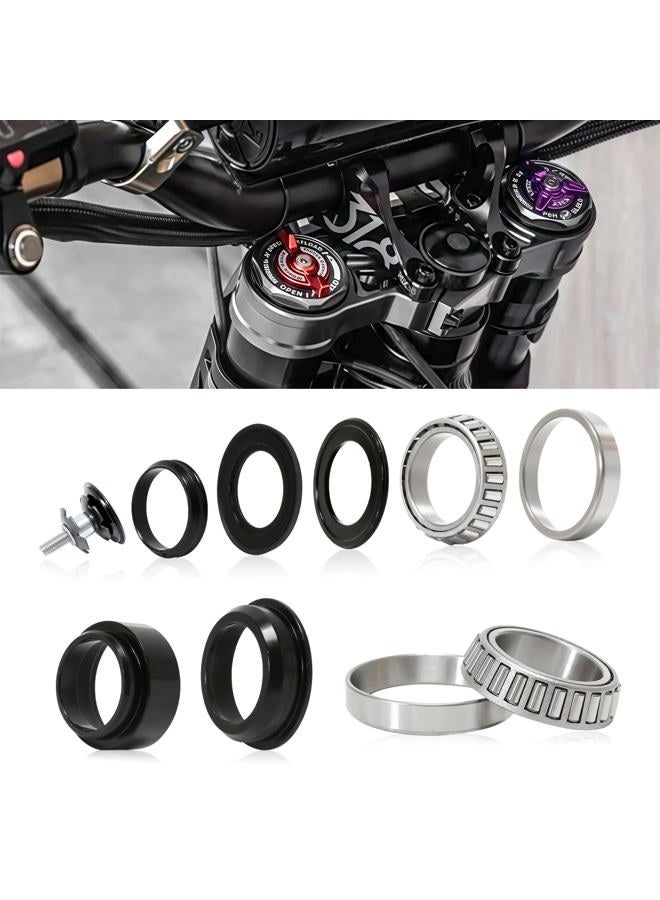 Tordale Upgraded Motorcycle Headset Fork Bearing Kit for Surron Light Bee X/S, Sur Ron Off - Road Dirtbike Original Motorcycle Accessories, Tapered Roller Bearing Kit, Sur - Ron Parts - Image 1