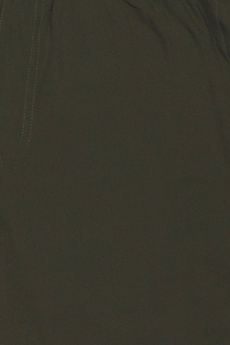 Unipro Men Solid Board Shorts, Olive - Image 5