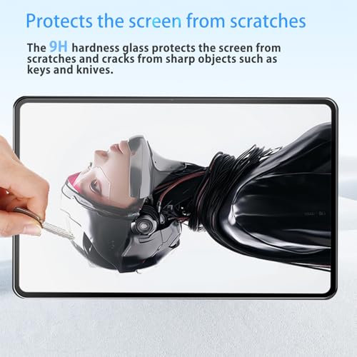 NOUKAJU Screen Protector for REDMAGIC Astra Gaming Tablet 9.06inch, HD Tempered Glass,9h Hardness,Scratch,Anti-Fingerprin,Tempered Glass Film Guard for REDMAGIC Tablet 3 Pro[2 Pack] - Image 3