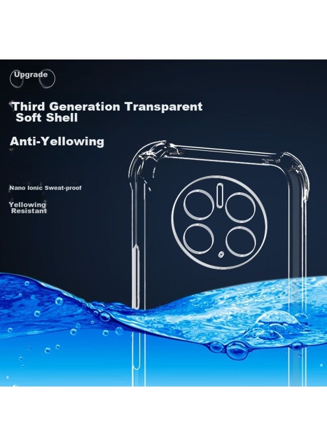 kelleia Kalai'ao Huawei Mate50pro Phone Case, Huawei Mate50pro Protective Cover, Full Protection Shockproof Tpu Airbag Soft Case/protective Case, Transparent, 6.88 Inches - Image 5