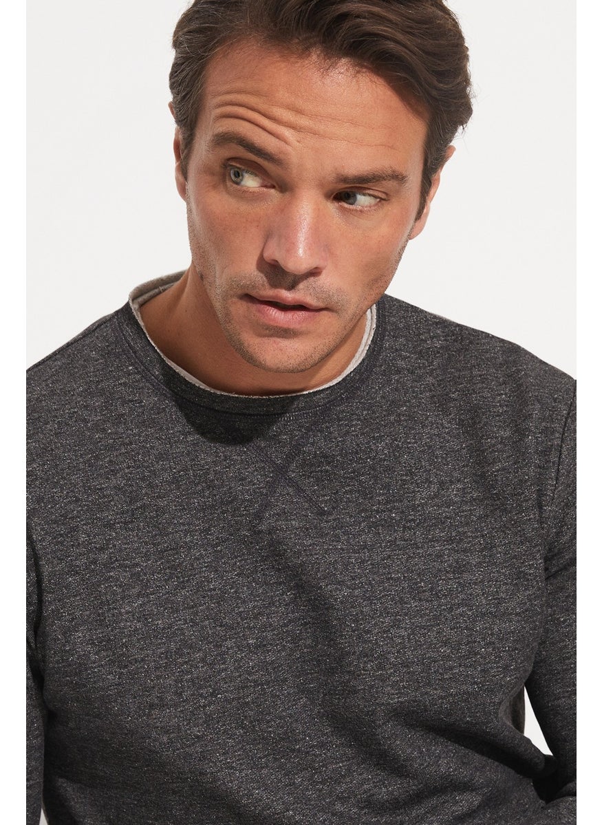 JOYSTAR Men's Regular Fit Cardigan Embroidered Sweatshirt  - Image 1