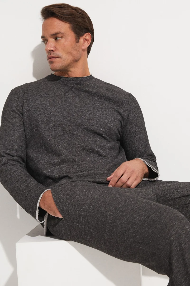 JOYSTAR Men's Regular Fit Cardigan Embroidered Sweatshirt