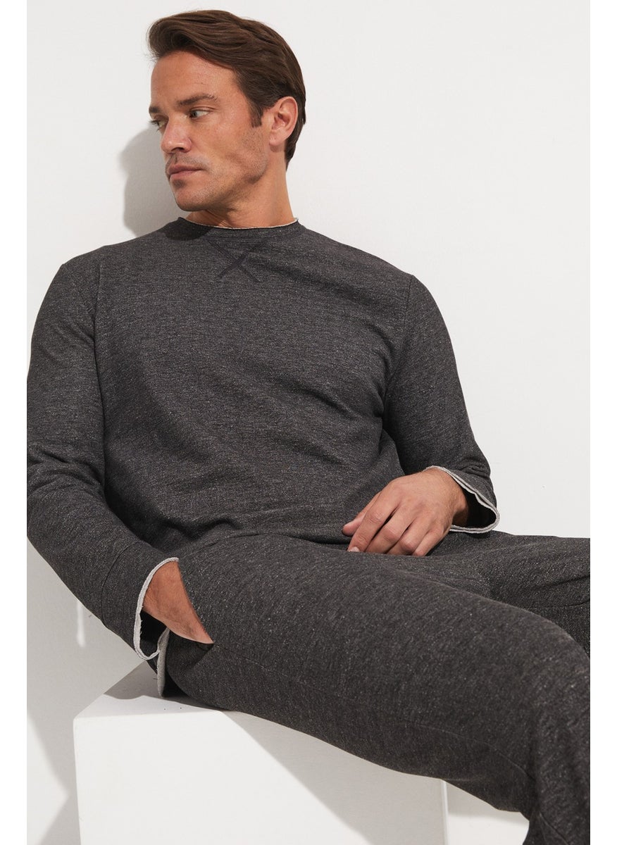 JOYSTAR Men's Regular Fit Cardigan Embroidered Sweatshirt  - Image 3