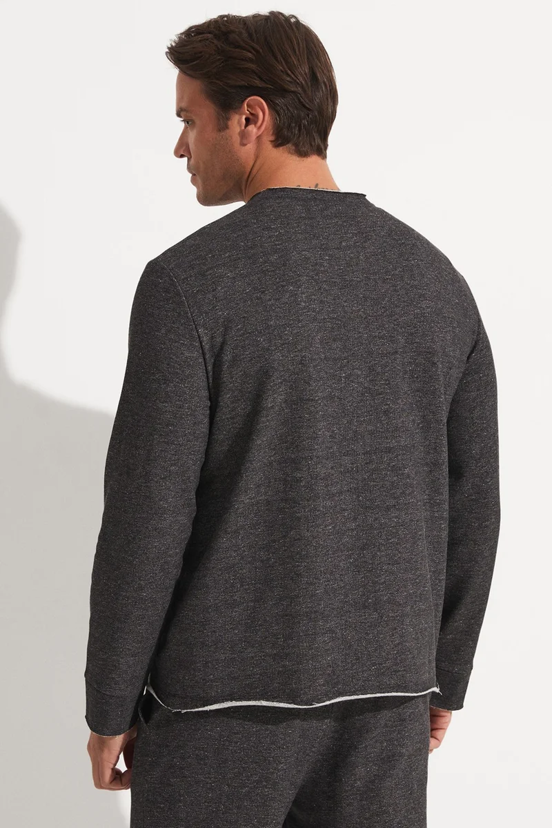 JOYSTAR Men's Regular Fit Cardigan Embroidered Sweatshirt
