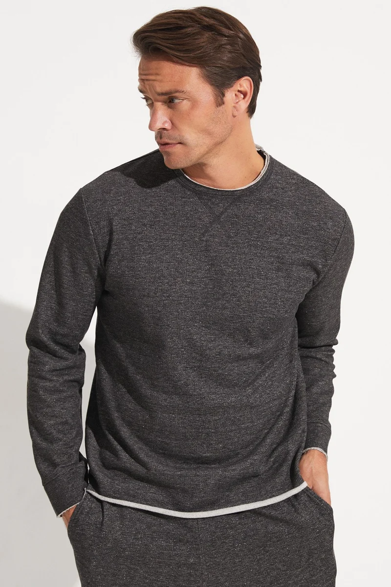 JOYSTAR Men's Regular Fit Cardigan Embroidered Sweatshirt