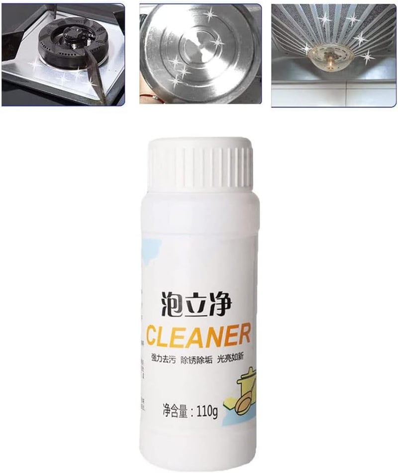 كلاراكو مسحوق تنظيف متعدد الأغراض لإزالة الصدأ من كلاركو، مسحوق تنظيف فوري للمطبخ، يُنقع لتنظيف الأوساخ الدهنية، منظف رغوي متعدد الأغراض لإزالة الصدأ (0.24 رطل، قطعة واحدة) - Image 1