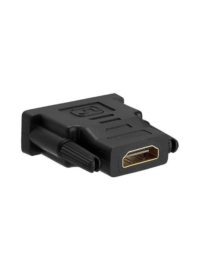 محول DVI-D (24+1) ذكر إلى HDMI أنثى – لنقل الإشارة الرقمية من الحاسوب إلى الشاشة بدقة عالية - Image 3