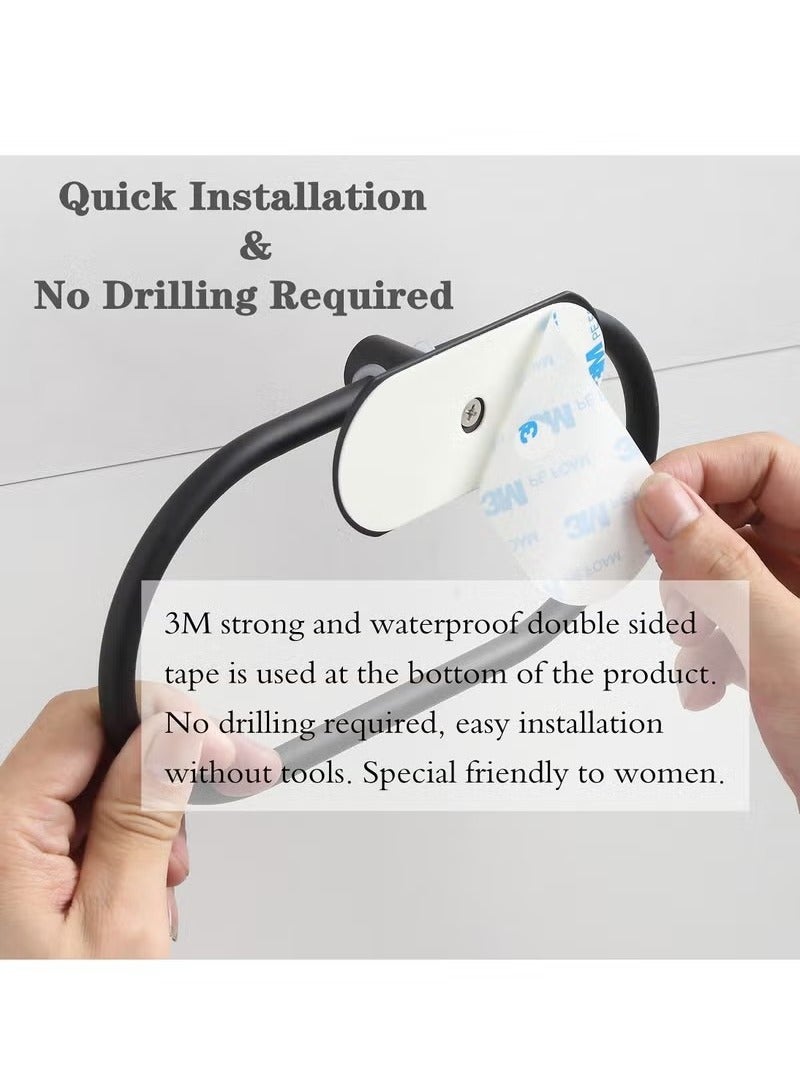 Beauenty No Drilling Bathroom Accessories Set Black - Image 5