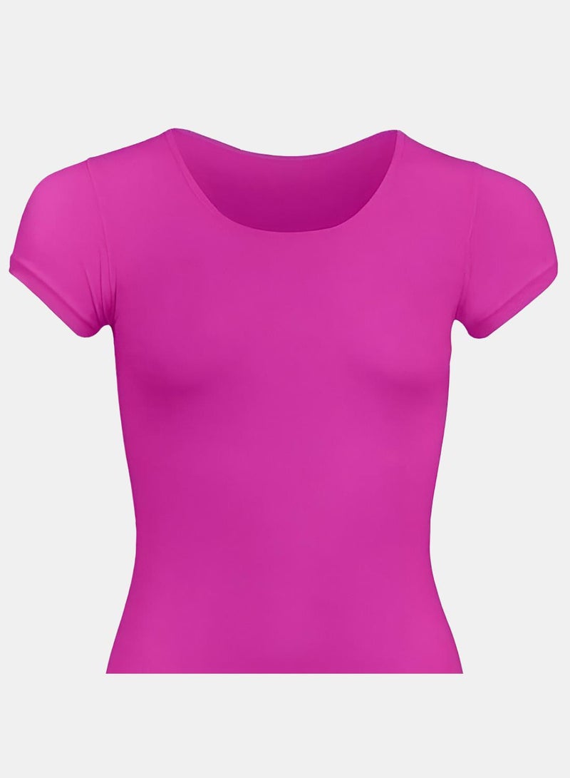 Silvy Lycra Lucy Half Sleeves Round Neck Top - Image 2