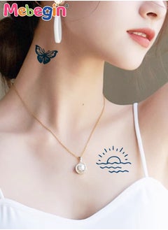 MEBEGIN 8 Sheets Temporary Tattoos Stickers for Kids, Waterproof Long-lasting Tattoos, High-quality Face and Body Stickers with Attractive Design, Easy to Use and Remove, Versatile Party Decoration  - Image 5