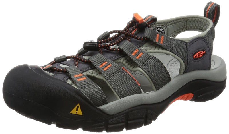 KEEN Mens Newport H2 Closed Toe Water Sandals MagnetNasturtium 75