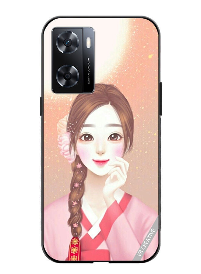 VR CREATIVE Protective Case Cover For OnePlus Nord N20 SE Chinese Traditional Girl Design Multicolour - Image 1