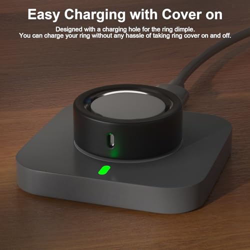 ZOOROO 8 Pack Ring Cover Compatible with Oura Ring Gen 44 Ceramic Oura Ring Gen 3 HorizonHeritage Support Charging with Cover on AntiScratch Elastic Silicone Ring Protector for Men Women Working Out - Image 3