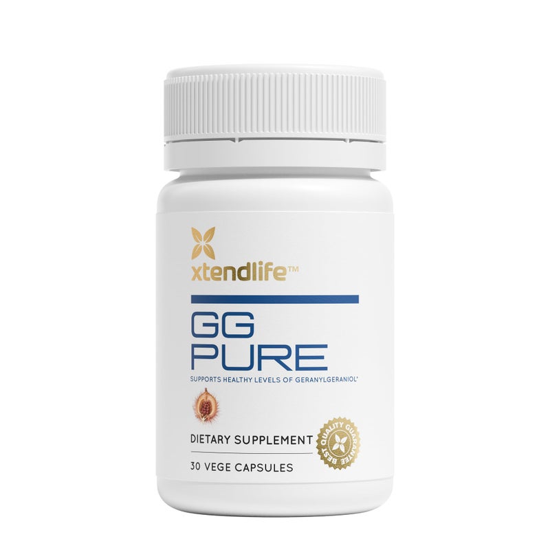 xtendlife Xtendlife GG Pure Geranylgeraniol 150mg GG Gold from Annatto Seeds for Statin Users CoQ10 Support Bone Muscle and Heart Health 1 Month Supply 30 Capsules