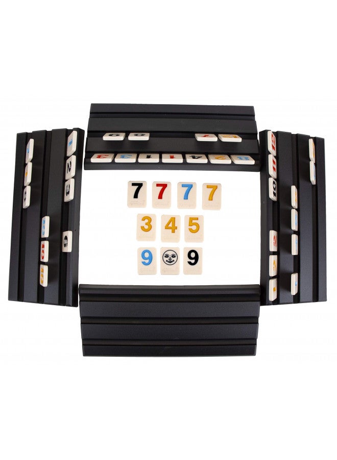 Pressman Rummikub Large Numbers Edition - The Original Rummy Tile Game Blue, 5" - Image 4