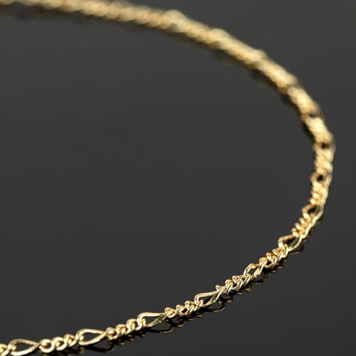 YOUBEIYEE 32.8 Feet 18K Gold Plated Chain for Jewelry Making Twist Chain Link for Women Necklace Bracelet DIY Jewelry Chains Bulk with Jump Rings and Lobster Clasps - Image 5