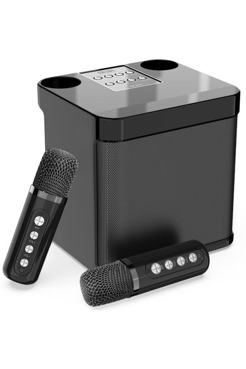 سو.يوسد نظام صوتي احترافي محمول لكاريوكي مع ميكروفونين لاسلكيين بتردد فائق العلو، بطارية طويلة الأمد بسعة 3000 مللي أمبير، بلوتوث 5.3 + مدخلات متعددة USB/TF/AUX - Image 1